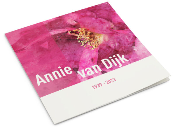 Aquarel bloem roze